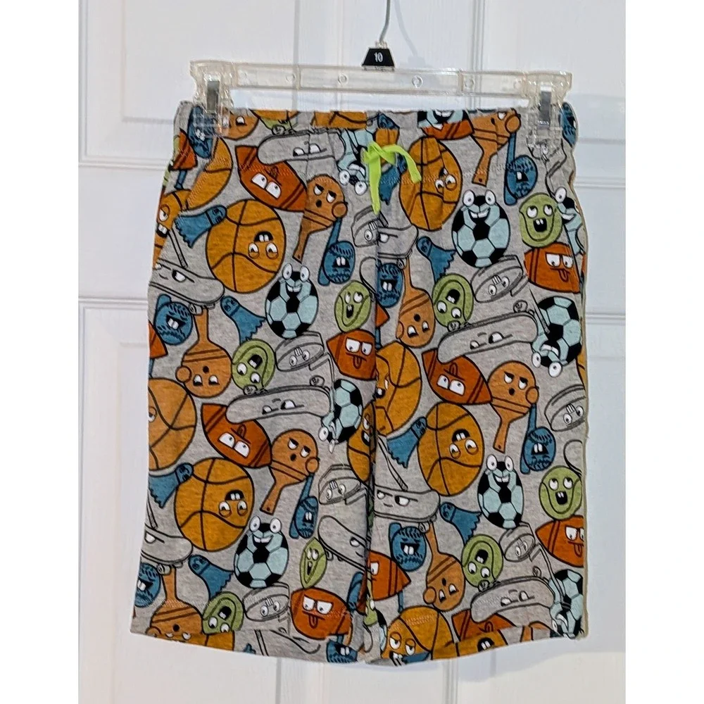 Spotted Zebra Kids Pajama Shorts Boys Girls L(10) Sleepwear Lounge Lot of 2 NWOT